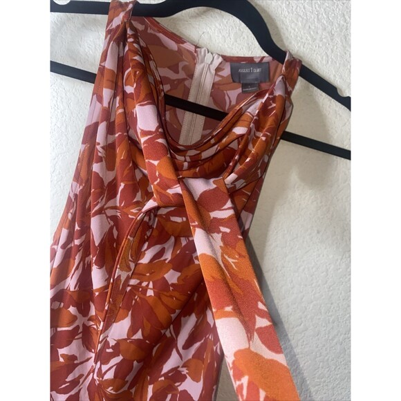 august 1 eight Floral Tank slip Dress Whimsical Fairy feminine romantic sexy L - Picture 10 of 10